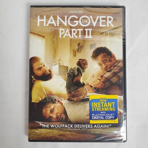 The Hangover Part II (DVD, 2011) Bradley Cooper, Ed Helms, Zach Galifianakis - Picture 1 of 2